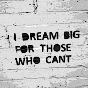 I dream big - encouraging children to dream big.